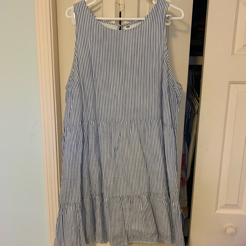 Lightweight pinstripe sundress
